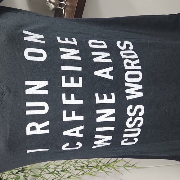 Caffeine Wine and Cusswords Graphic Tee - Picture 7 of 11